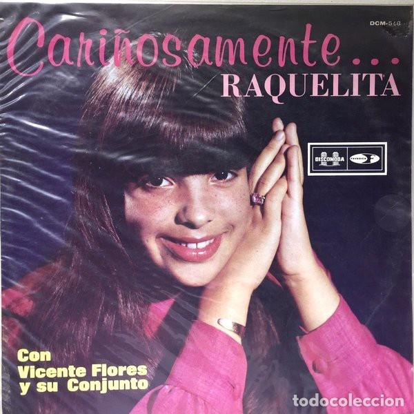 Disques de vinyle: Raquelita Casta&ntilde;os Con Vicente Flores Y Su Conjunto - Cari&ntilde;osamente Raquelita - Discomoda &lrm;&ndash; DCM 548