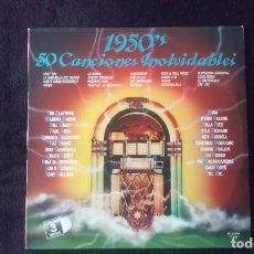 Discos de vinilo: LP 1950'S 50 CANCIONES INOLVIDABLES, 3 DISCOS