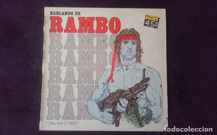 Discos de vinilo: MAXI 45 HABLANDO DE RAMBO - Foto 1