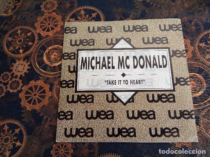 Discos de vinilo: Michael McDonald.Take It To Heart.WEA.1990. - Foto 1