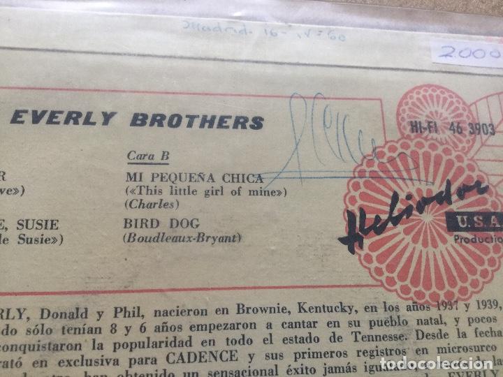 Discos de vinilo: Single Everly Brothers en espa&ntilde;ol - Foto 2