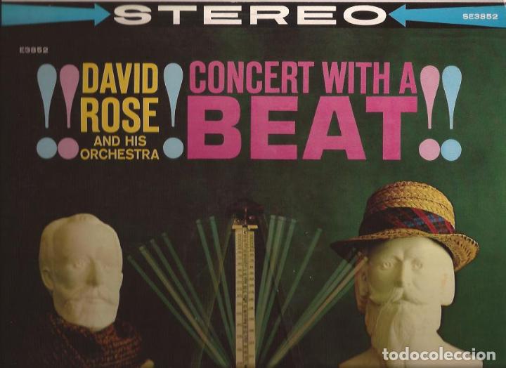 Discos de vinilo: LP DAVID ROSE CONCERT WITH A BEAT MGM SE3852 USA - Foto 1 - 160558446