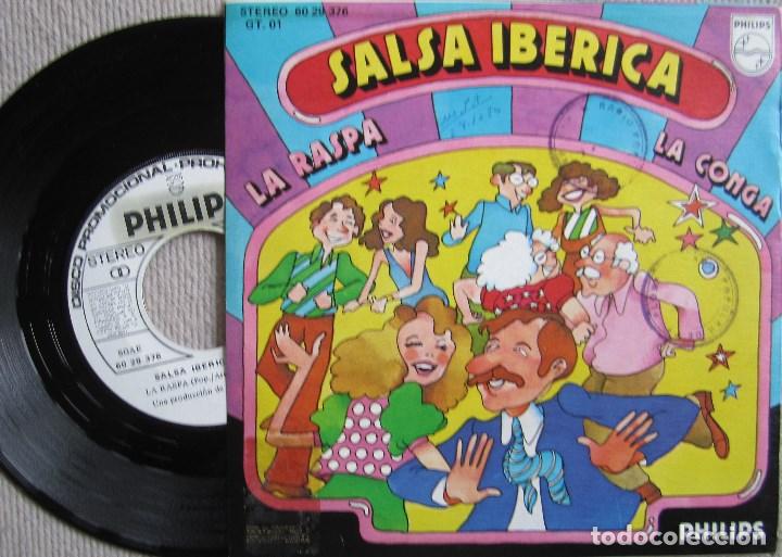 Discos de vinilo: SALSA IB&Eacute;RICA: LA RASPA / LA CONGA - Foto 2