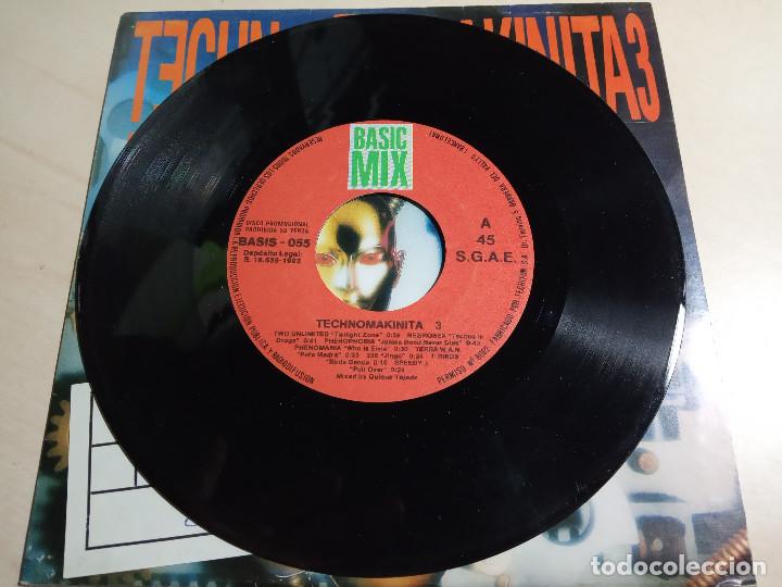 Discos de vinilo: QUIQUE TEJADA TECHNOMAKINITA 3.BASIC MIX.1992. - Foto 1