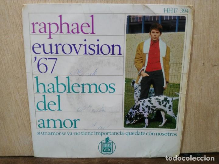 Discos de vinilo: Raphael - Eurovisi&oacute;n `67 - EP. del Sello Hispavox 1967 - Foto 1