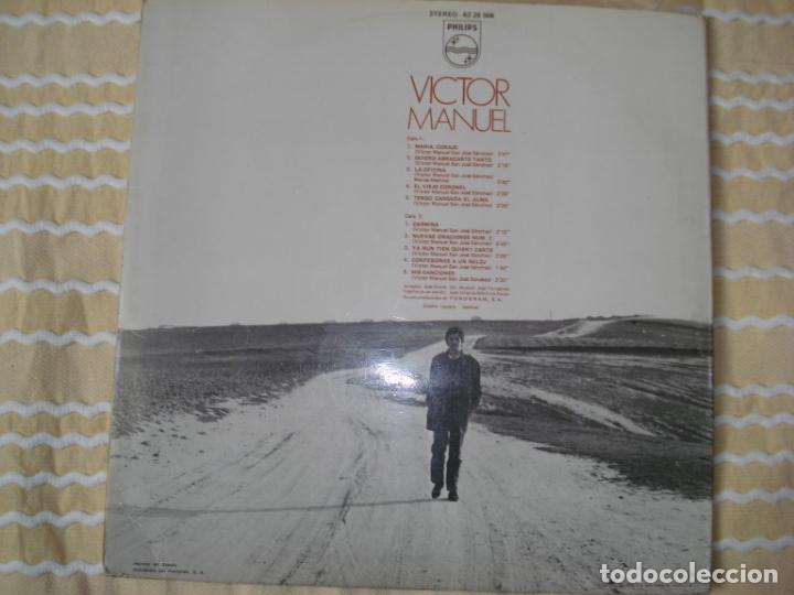 Discos de vinilo: VICTOR MANUEL, PRIMER LP 1970 CARPETA GATEFOLD - Foto 3