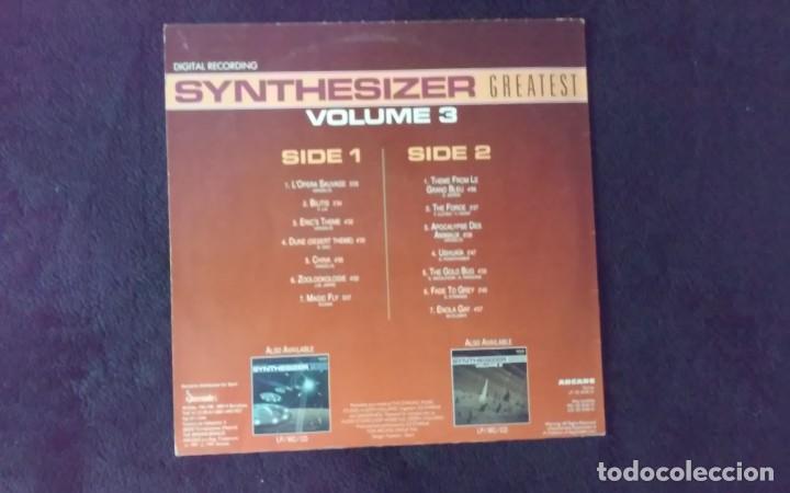 Discos de vinilo: LP SYNTHESIZER GREATEST VOLUME 3, 1991 - Foto 2