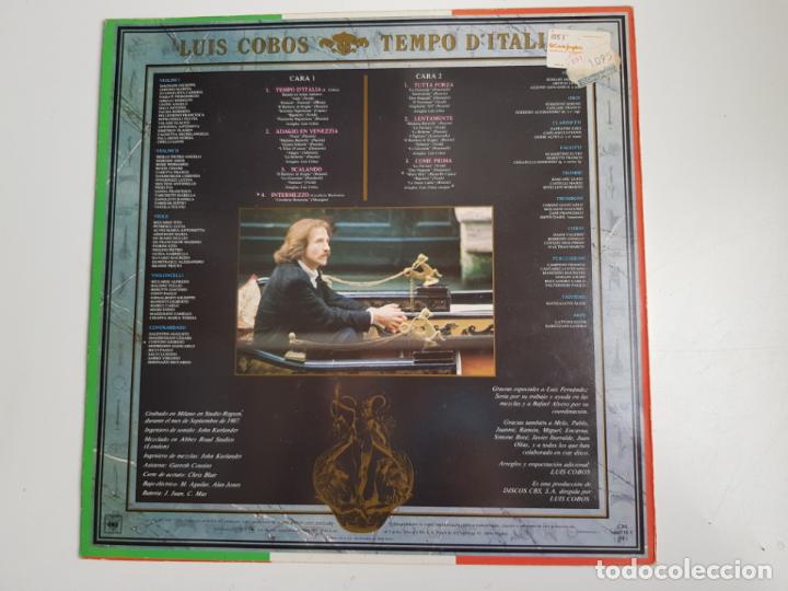 Discos de vinilo: Luis Cobos - Tempo DItalia (VINILO) - Foto 2