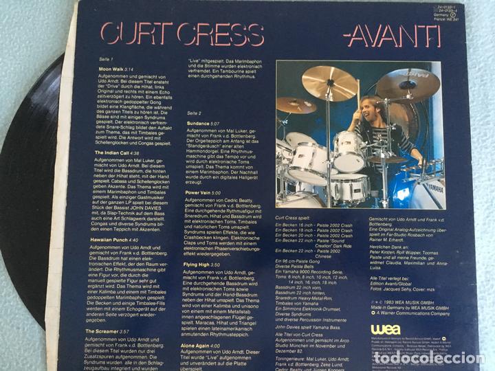 Discos de vinilo: LP CURT CRESS-AVANTI - Foto 2