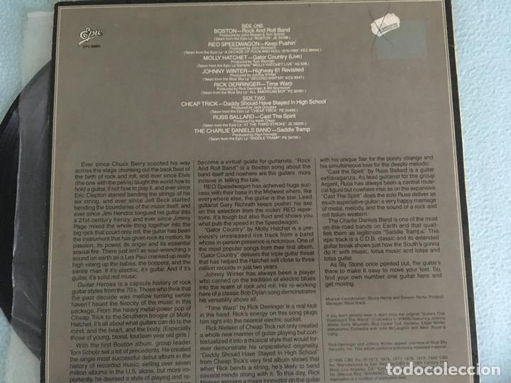 Discos de vinilo: LP GUITAR HEROES-VARIOS - Foto 2