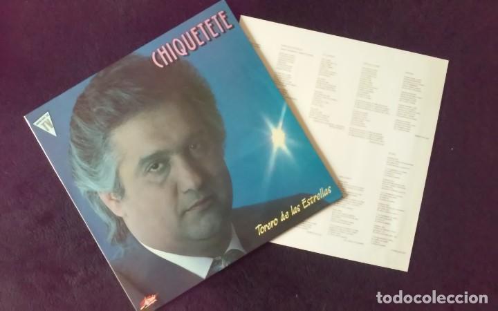Discos de vinilo: LP CHIQUETETE, TORERO DE LAS ESTRELLAS, 1992 - Foto 1