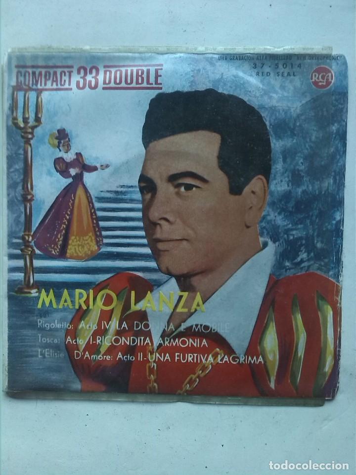 Discos de vinilo: MARIO LANZA TENOR ORQUESTA RCA COMPACT 33 DOUBLE - Foto 1