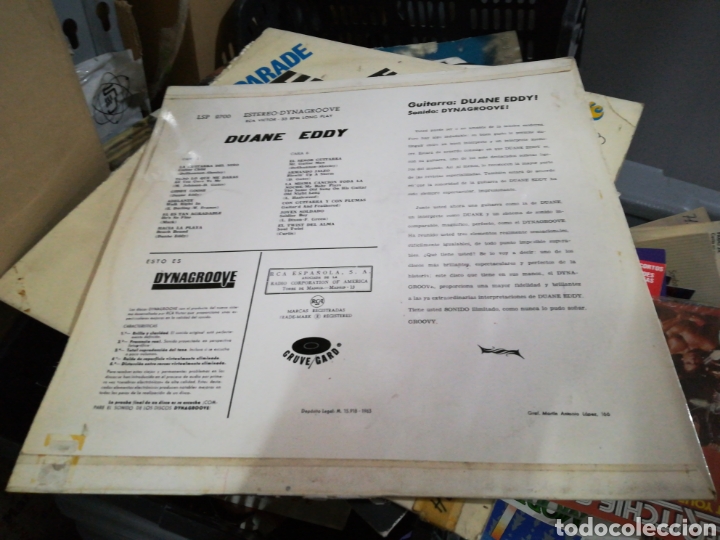 Discos de vinilo: Duane Eddy lp Espa&ntilde;a 1963 - Foto 2