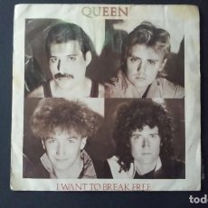 Discos de vinilo: SINGLE QUEEN, I WANT TO BREAK FREE, 1984. Lote 160700122