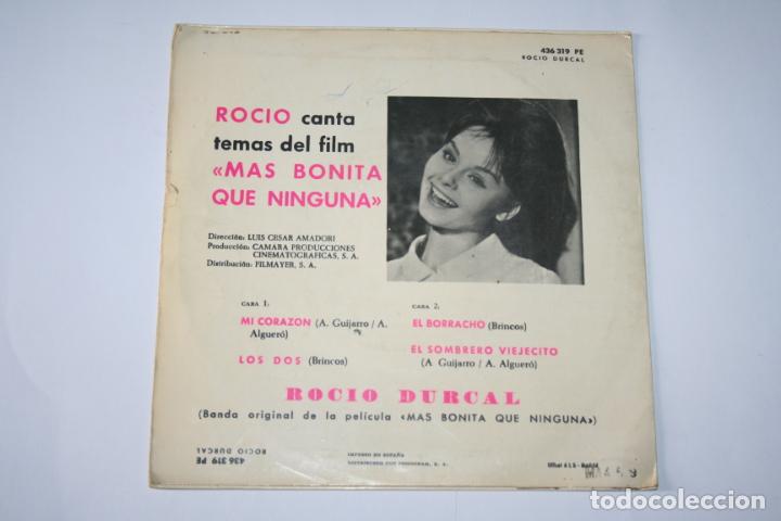 Discos de vinilo: ROCÍO DURCAL *** SINGLE VINILO AñO 1965 *** PHILIPS - Foto 2 - 160710658