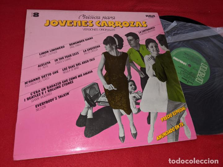Discos de vinilo: JOVENES CARROZAS vol.8 PAUL ANKA+MODUGNO+ORTEGA+MORANDI+NILSSON+AUTE+STEPHEN++LP 1980 SPAIN