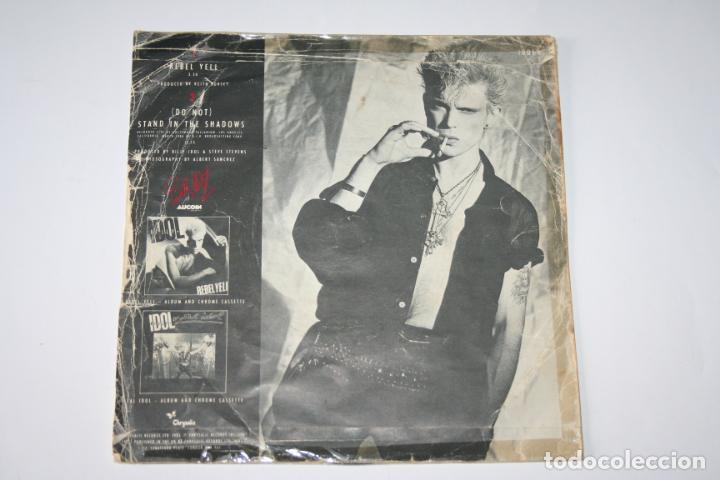 Discos de vinilo: BILLY IDOL *** SINGLE VINILO A&ntilde;O  1985 *** CHRYSALIS - Foto 2