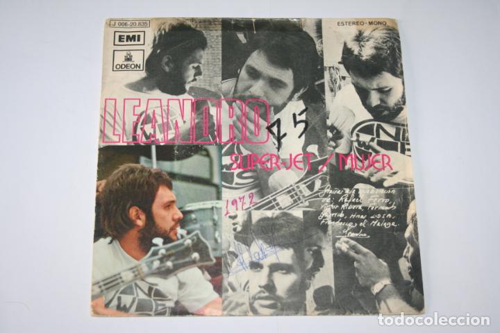 Discos de vinilo: LEANDRO *** SINGLE VINILO A&ntilde;O  1972 *** EMI ODE&Oacute;N - Foto 1