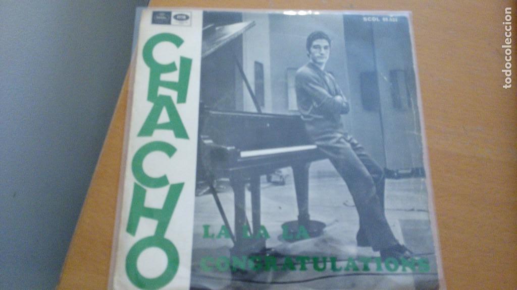 Discos de vinilo: CHACHO LA LA LA SINGLE 1968 RUMBA - Foto 1