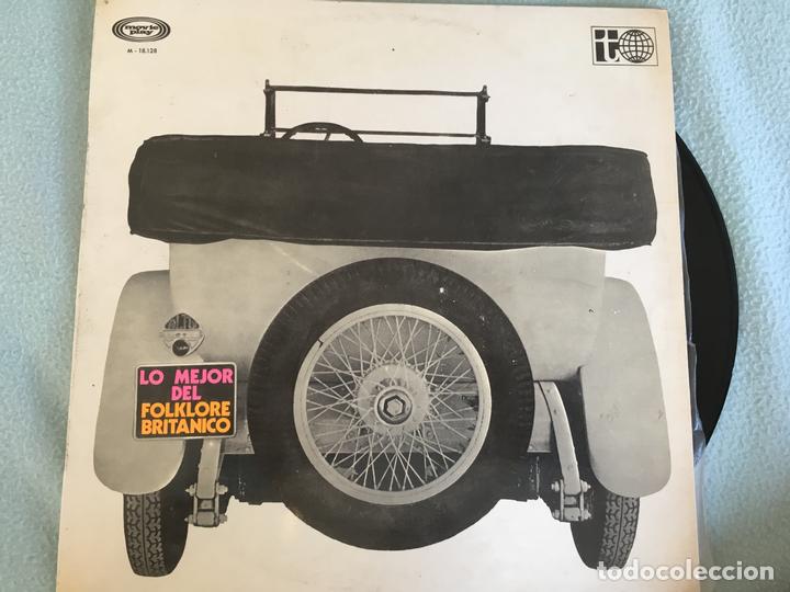 Discos de vinilo: LP LO MEJOR DEL FOLKLORE BRITANICO-VARIOS - Foto 1