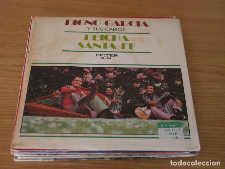 Disques de vinyle: Digno Garcia y sus Carios - Deicha / Santa Fe - elter 08-280 - 1973