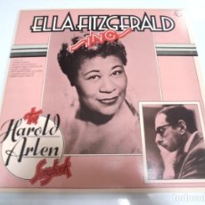 Discos de vinilo: LP DOBLE. ELLA FITZGERALD. SING. THE HAROLD ARLEN. SONG BOOK. VERVE