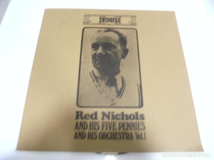 Discos de vinilo: LP. RED NICHOLS AND HIS FIVE PENNIES AND HIS ORCHESTRA. VOL.1. SWINGFAN.