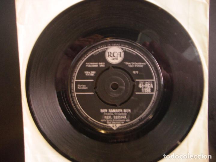 Discos de vinilo: NEIL SEDAKA. RUN SAMSON RUN. SINGLE. - Foto 1