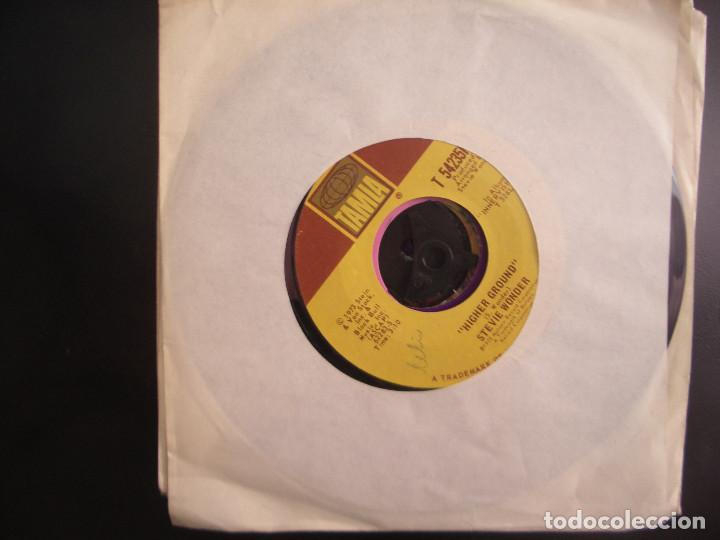 Discos de vinilo: STEVIE WONDER- HIGHER GROUND. SINGLE. - Foto 1
