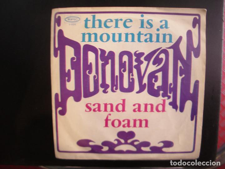 Discos de vinilo: DONOVAN- THERE IS A MOUNTAIN. SINGLE. - Foto 1