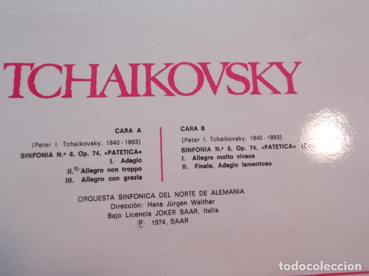 Discos de vinilo: TCHAIKOVSKY, PATETICA. - Foto 2