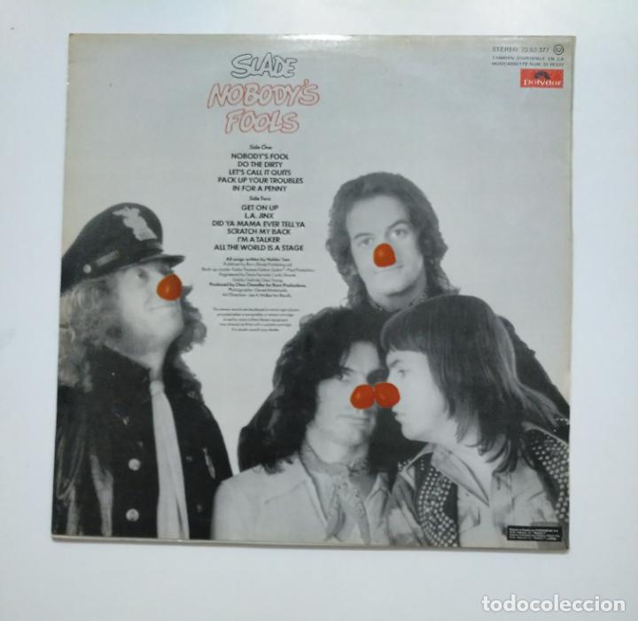Discos de vinilo: SLADE. - NOBODYS FOOLS LP. TDKLP18 - Foto 2