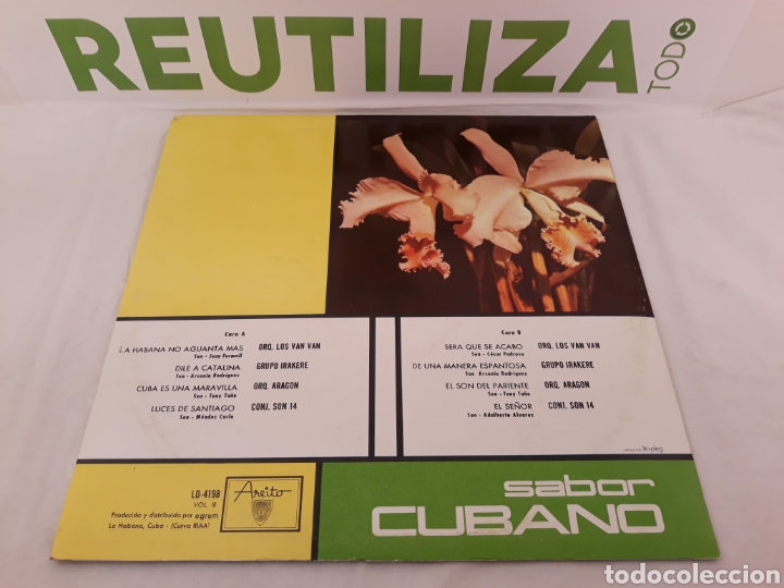 Discos de vinilo: Sabor cubano.Vol 3.Para bailar. - Foto 2