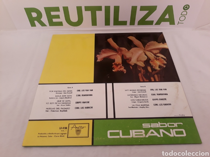 Discos de vinilo: Sabor cubano.Vol 1.Para bailar. - Foto 2