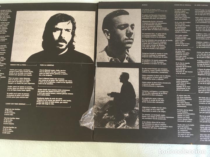 Discos de vinilo: LP JOAN MANUEL SERRAT-MIGUEL HERNANDEZ - Foto 2