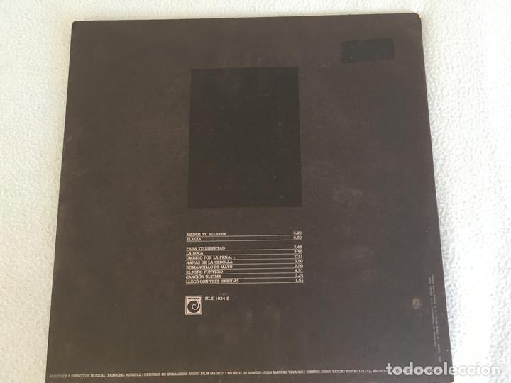Discos de vinilo: LP JOAN MANUEL SERRAT-MIGUEL HERNANDEZ - Foto 3