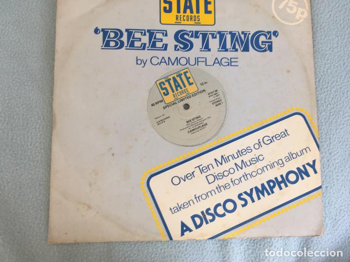 Discos de vinilo: 12 MAXI-CAMOUFLAGE-BEE STING - Foto 1