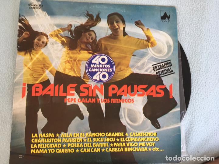 Discos de vinilo: LP PEPE GALAN-BAILE SIN PAUSAS - Foto 1