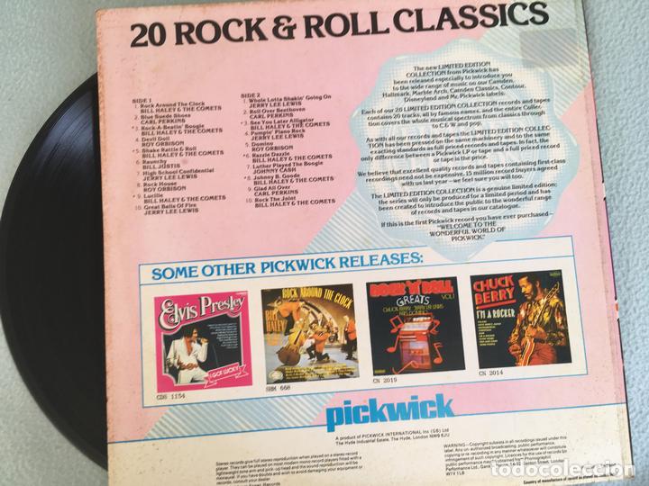 Discos de vinilo: LP 20 ORIGINAL ROCK AND ROLL CLASSICS - Foto 2