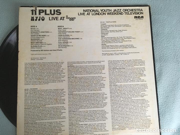 Discos de vinilo: LP 11 PLUS-NYJO LIVE AT LWT - Foto 2