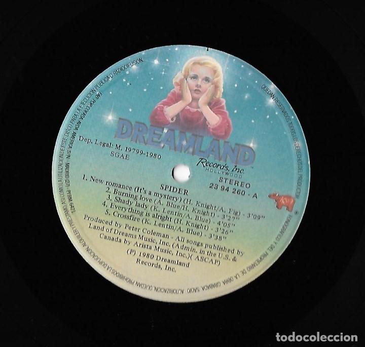 Discos de vinilo: SPIDER: SPIDER. EXCELENTE POP ROCK U.S.A. - Foto 3