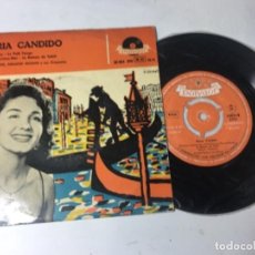 Discos de vinilo: ANTIGUO SINGLE EP ORIGINAL AÑOS 50/60 MARÍA CANDIDO. Lote 161091538