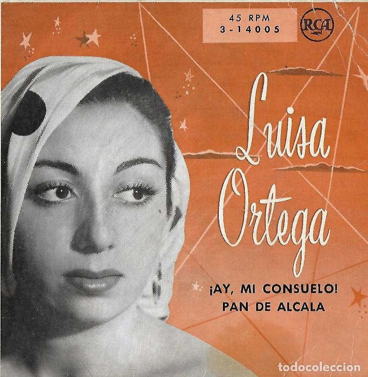 Discos de vinilo: LUISA ORTEGA. 2 VINILOS 45 RPM. - Foto 1