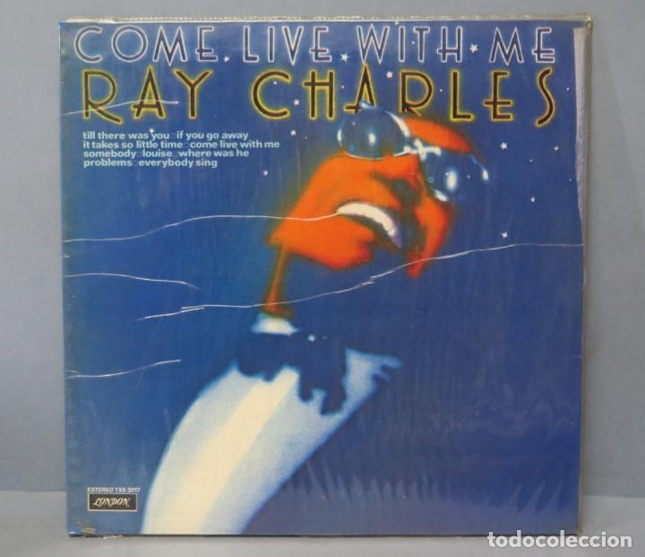Discos de vinilo: LP. RAY CHARLES. COME LIVE WITH ME - Foto 1