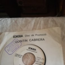 Discos de vinilo: ANTIGUO VINILO DE QUINTÍN CABRERA. Lote 161115282