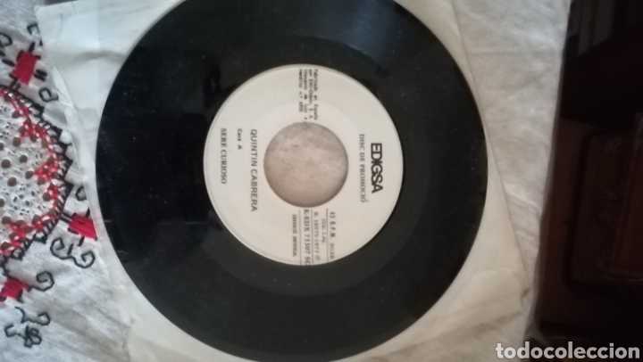 Discos de vinilo: Antiguo vinilo de Quint&iacute;n Cabrera - Foto 4