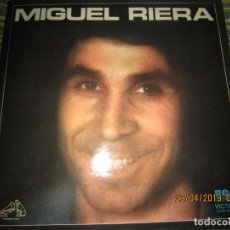Discos de vinilo: MIGUEL RIERA - MIGUEL RIERA LP - ORIGINAL ARGENTINO - RCA RECORDS 1978 - MUY NUEVO (5). Lote 161175262
