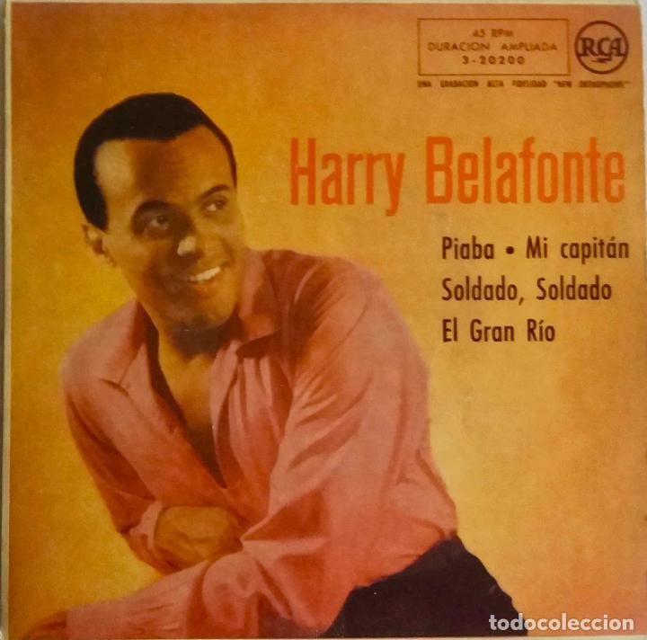 Discos de vinilo: HARRY BELAFONTE, PIABA. EP ESPA&Ntilde;A - Foto 1