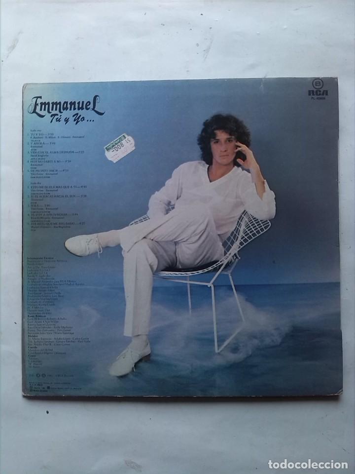 Discos de vinilo: EMMANUEL T&Uacute; Y YO - Foto 2