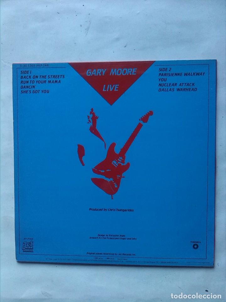Discos de vinilo: GARY MOORE LIVE AT THE MARQUEE - Foto 2